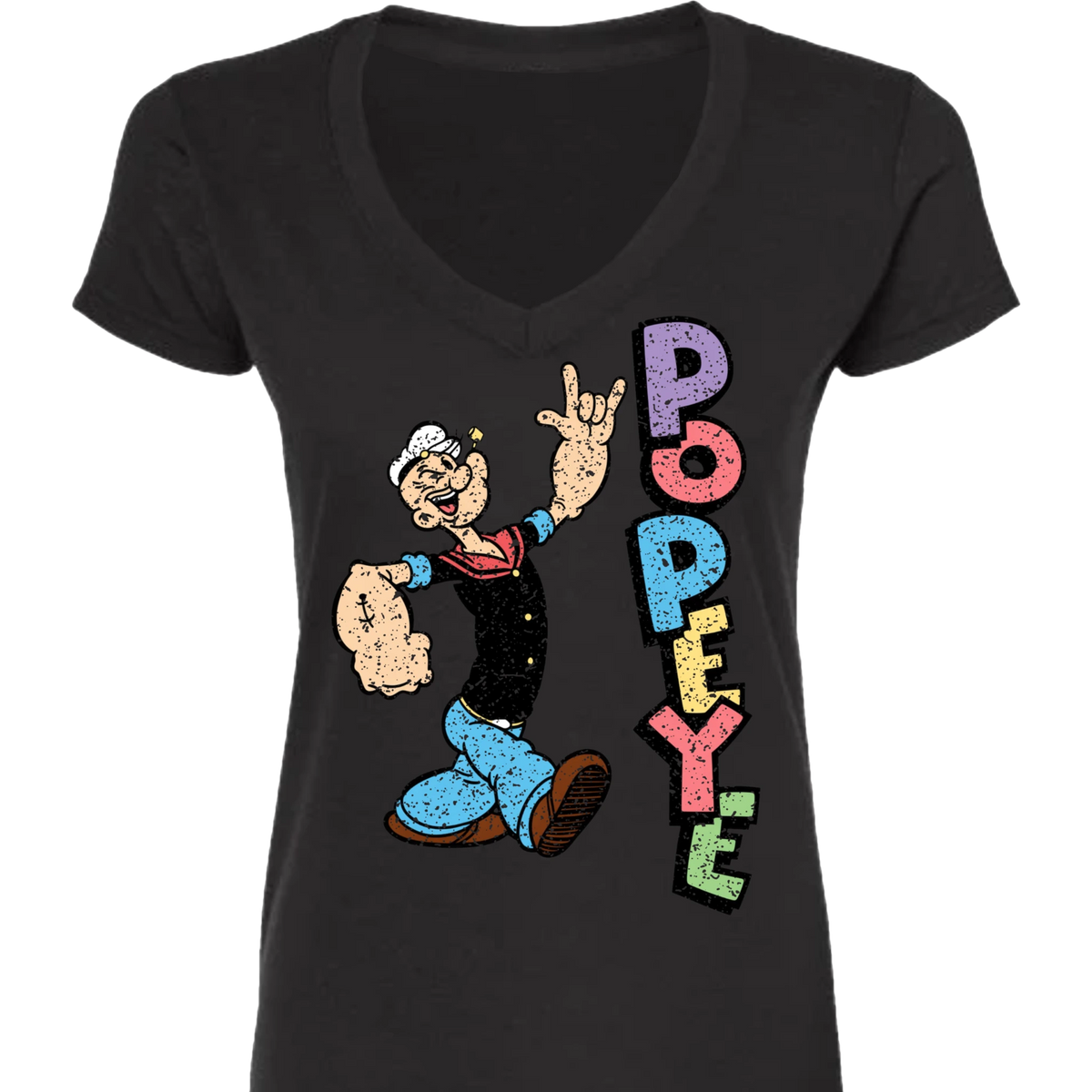 Popeye ASL 05 V-Neck T-Shirt (WOMEN)