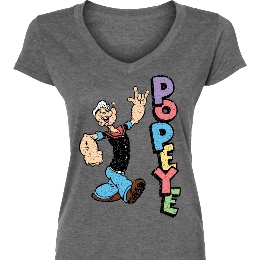 Popeye ASL 05 V-Neck T-Shirt (WOMEN)
