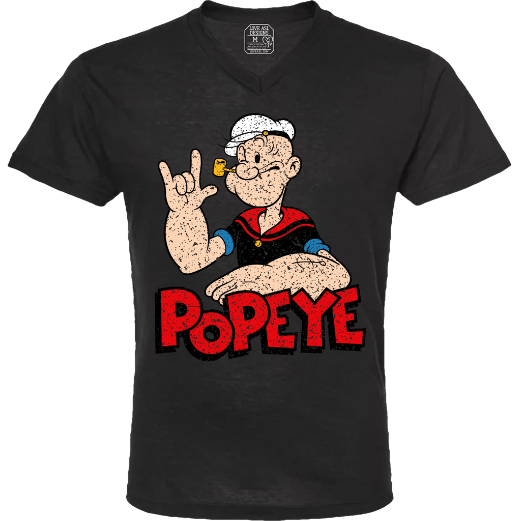 Popeye ASL 06 V-Neck T-Shirt (MEN)