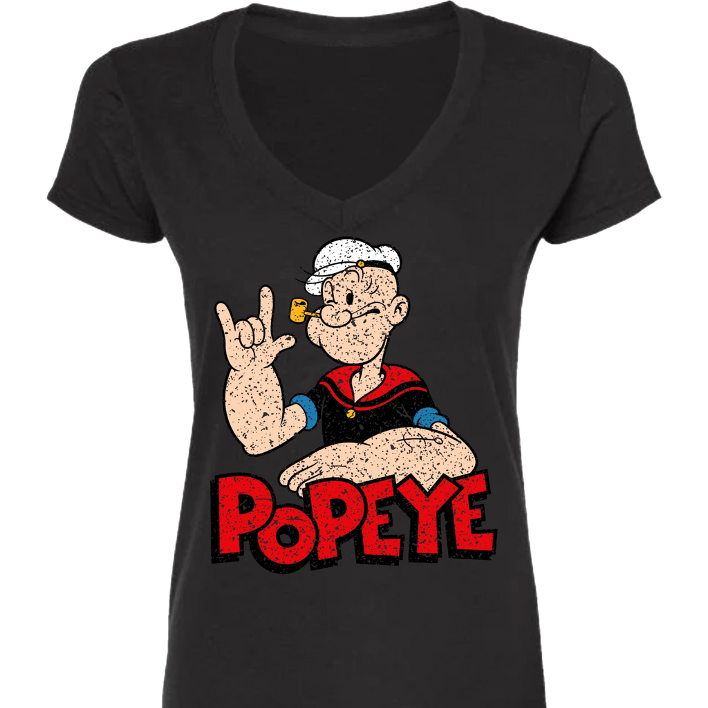 Popeye ASL 06 V-Neck T-Shirt (WOMEN)