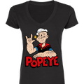 Popeye ASL 06 V-Neck T-Shirt (WOMEN)