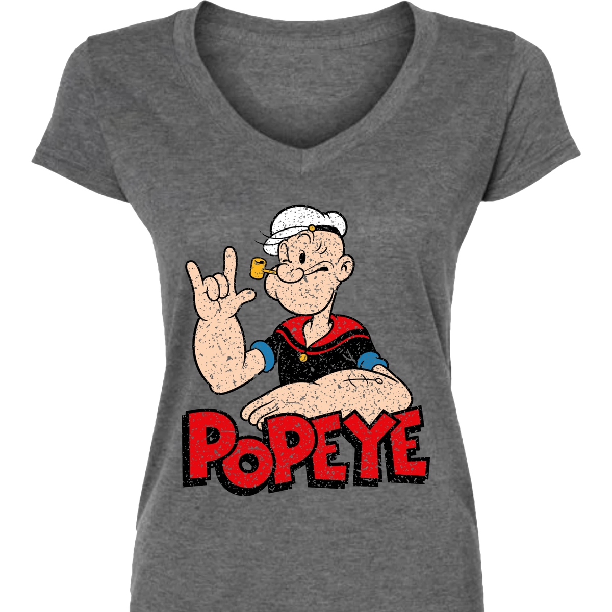 Popeye ASL 06 V-Neck T-Shirt (WOMEN)