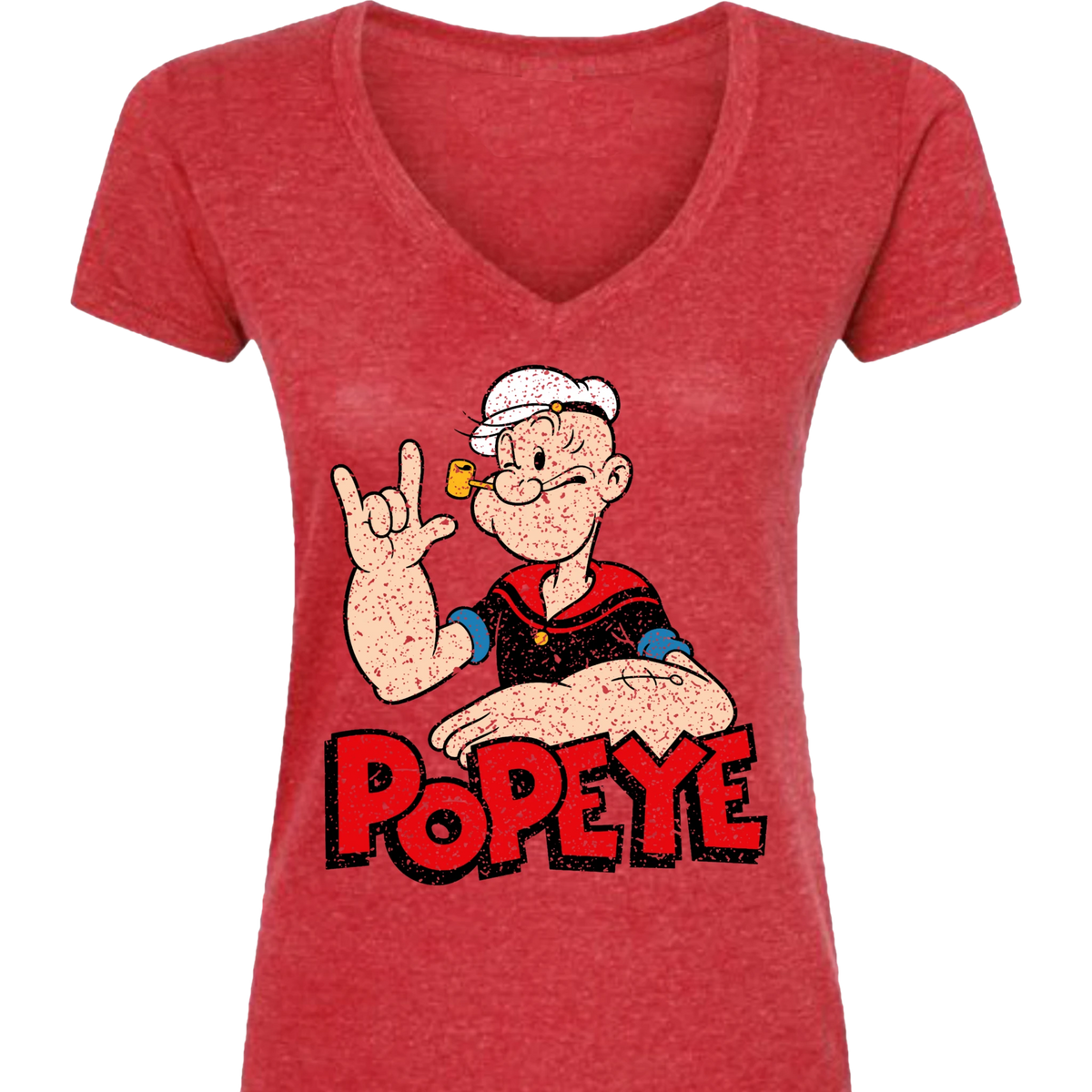 Popeye ASL 06 V-Neck T-Shirt (WOMEN)