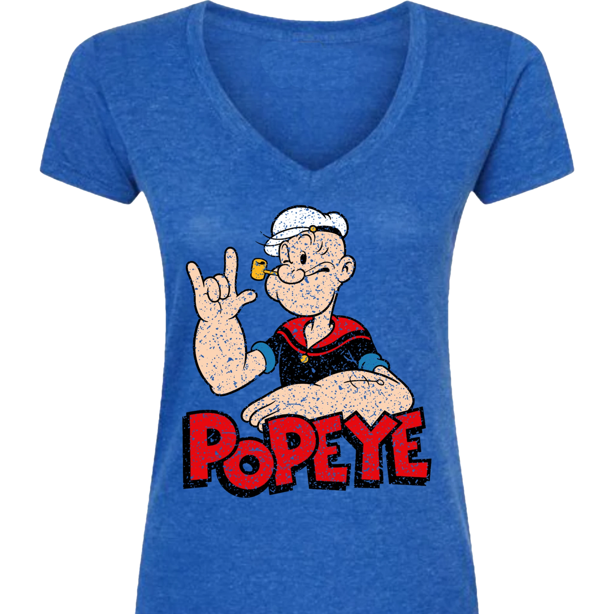 Popeye ASL 06 V-Neck T-Shirt (WOMEN)
