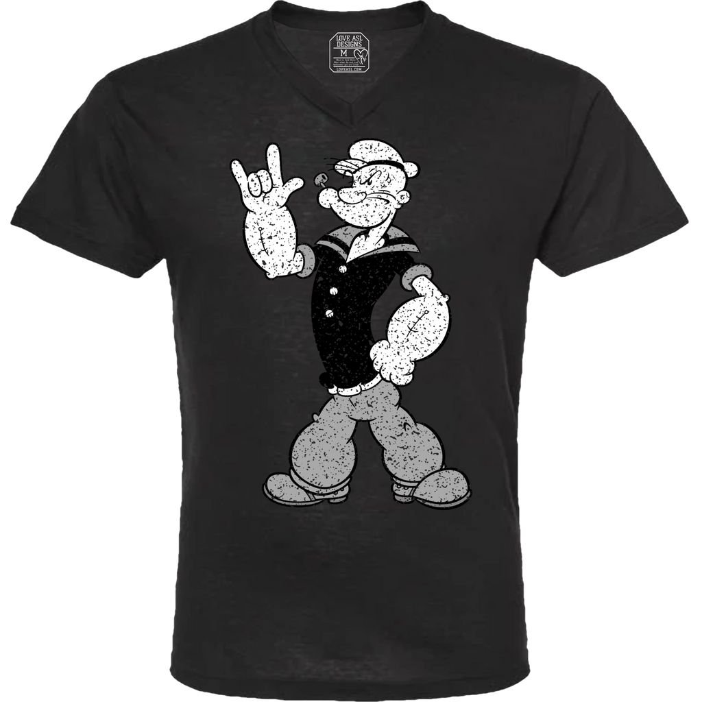 Popeye ASL 07 V-Neck T-Shirt (MEN)