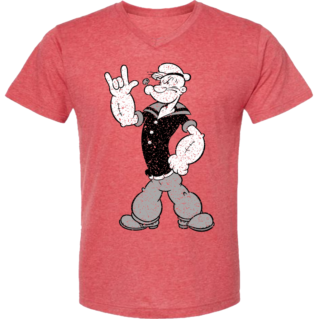 Popeye ASL 07 V-Neck T-Shirt (MEN)