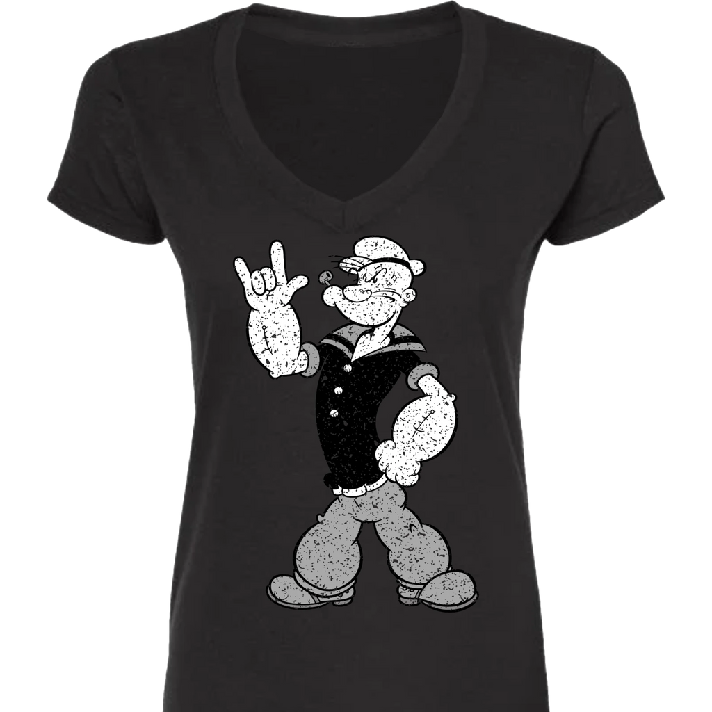 Popeye ASL 07 V-Neck T-Shirt (WOMEN)
