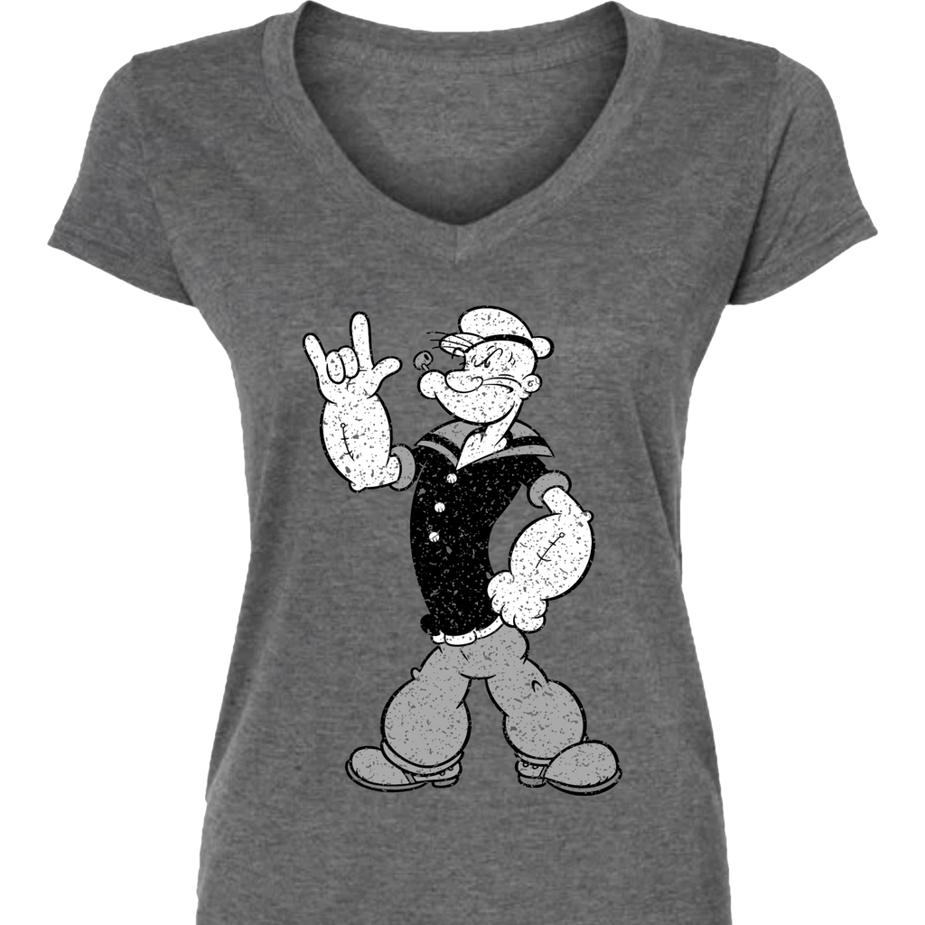 Popeye ASL 07 V-Neck T-Shirt (WOMEN)