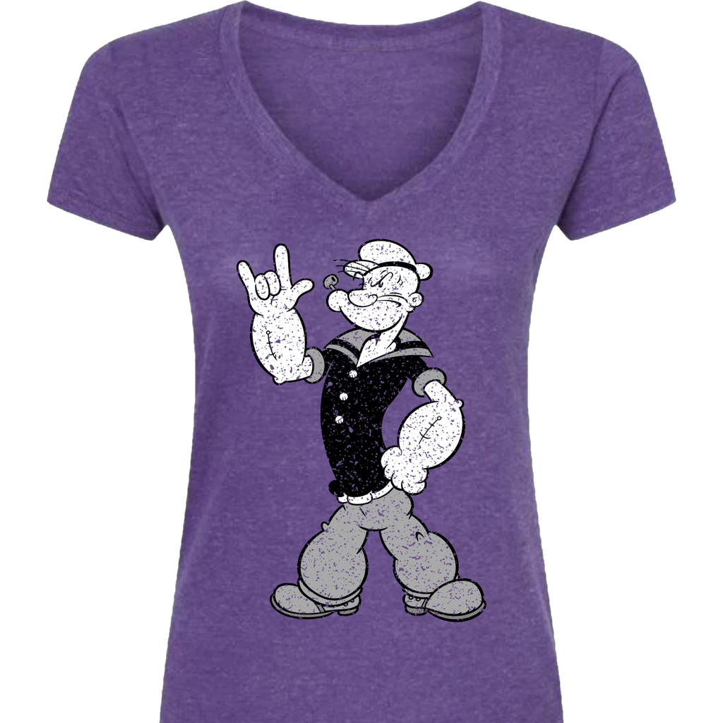 Popeye ASL 07 V-Neck T-Shirt (WOMEN)