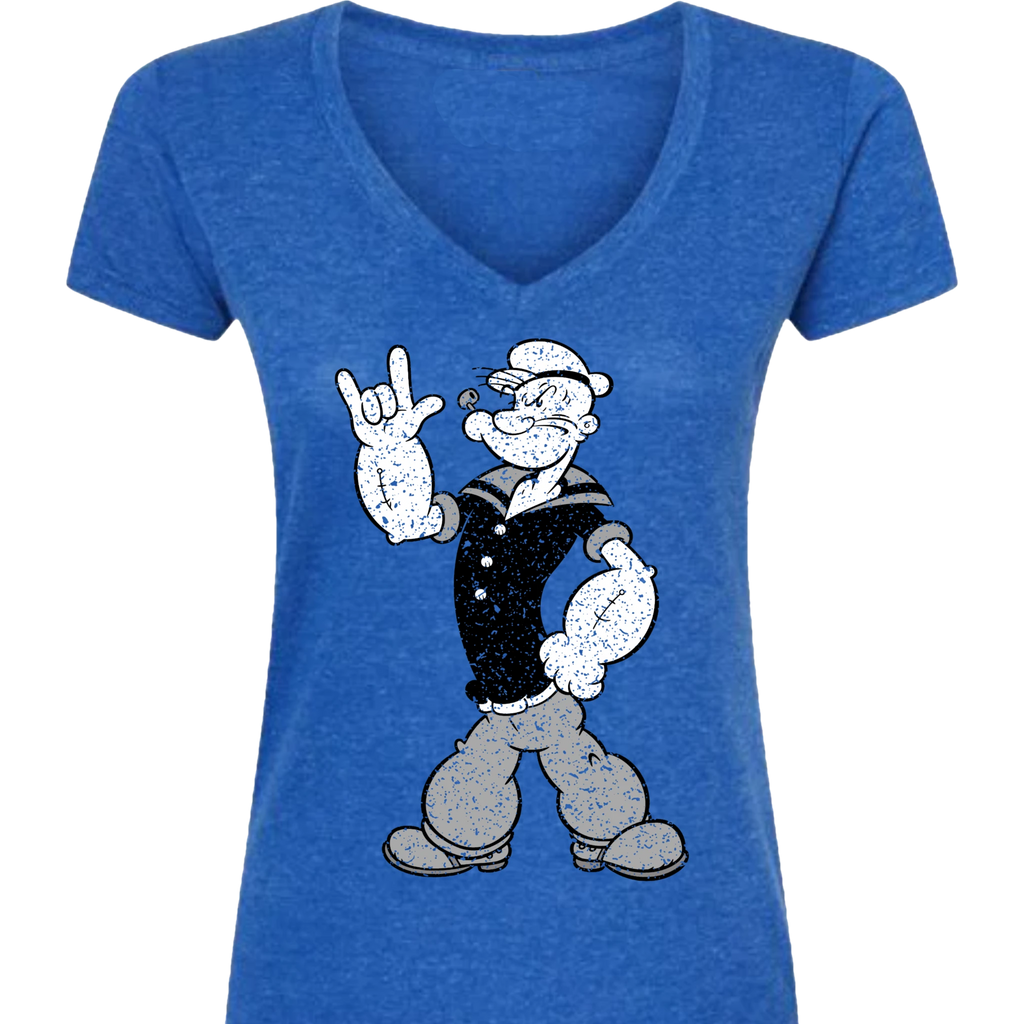 Popeye ASL 07 V-Neck T-Shirt (WOMEN)