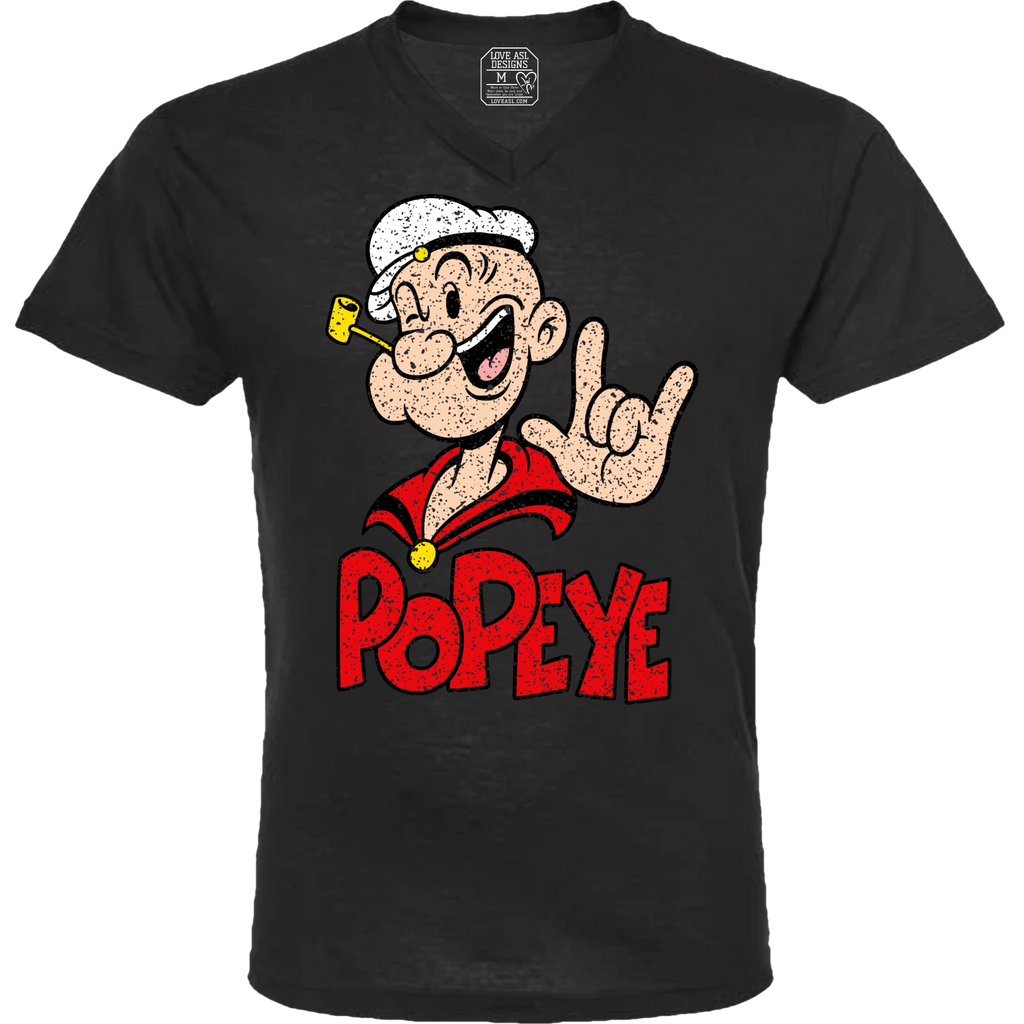 Popeye ASL 08 V-Neck T-Shirt (MEN)