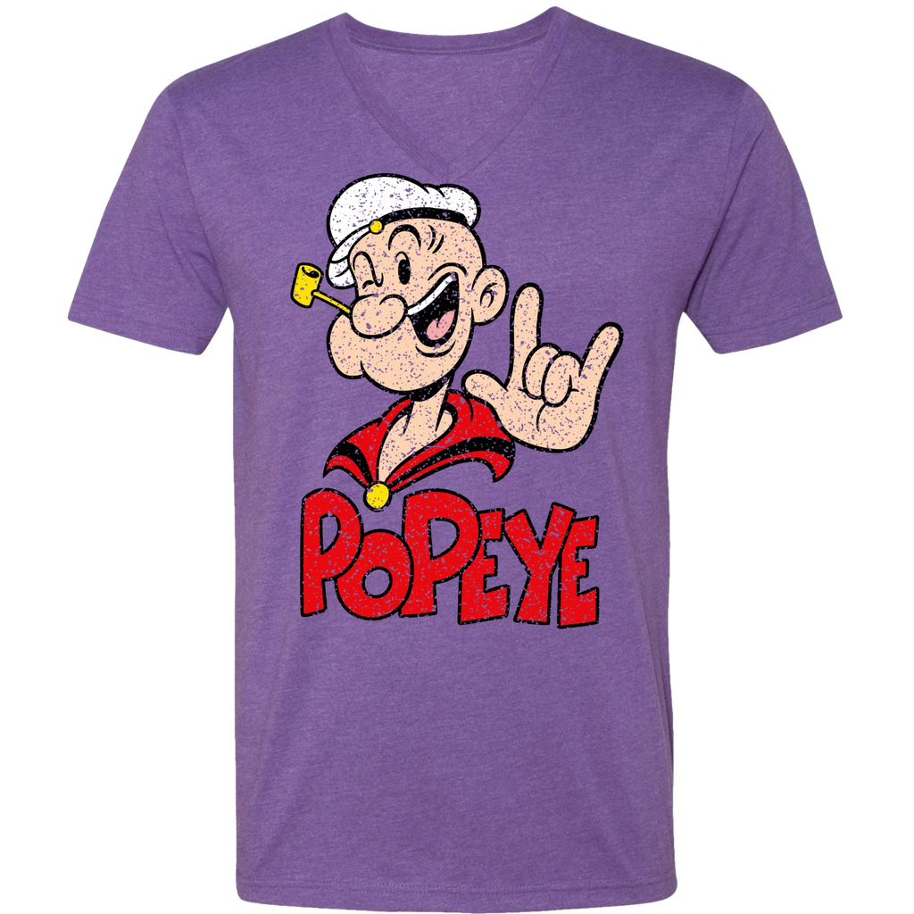 Popeye ASL 08 V-Neck T-Shirt (MEN)