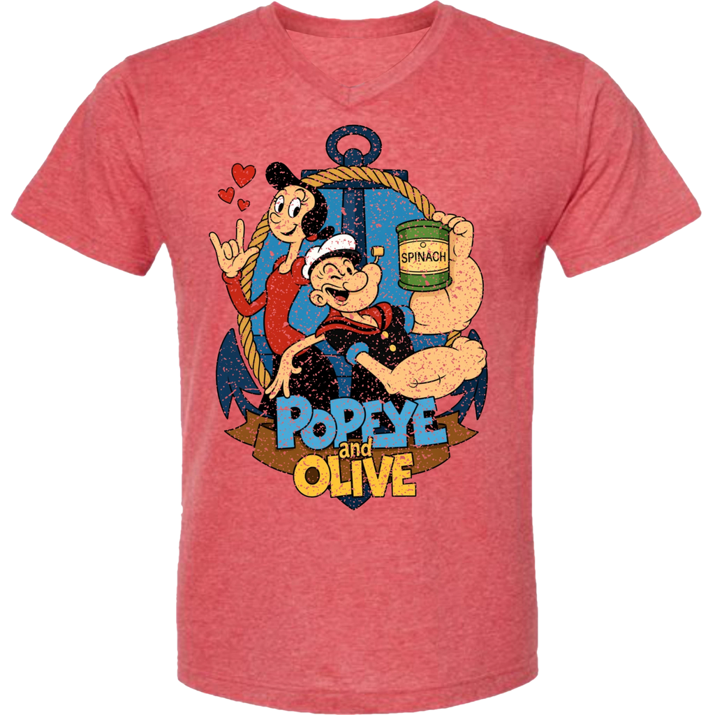 Popeye ASL 09 V-Neck T-Shirt (MEN)