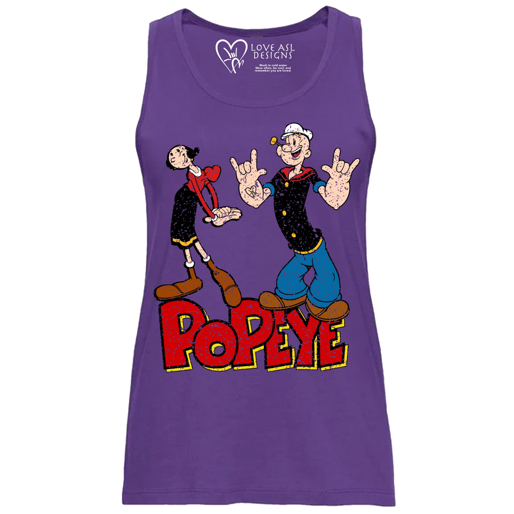 Popeye ASL 10 Tank Top (WOMEN)