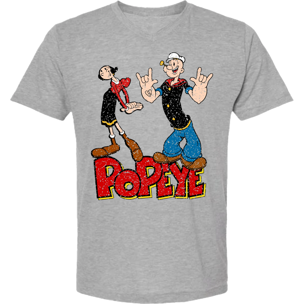 Popeye ASL 10 V-Neck T-Shirt (MEN)