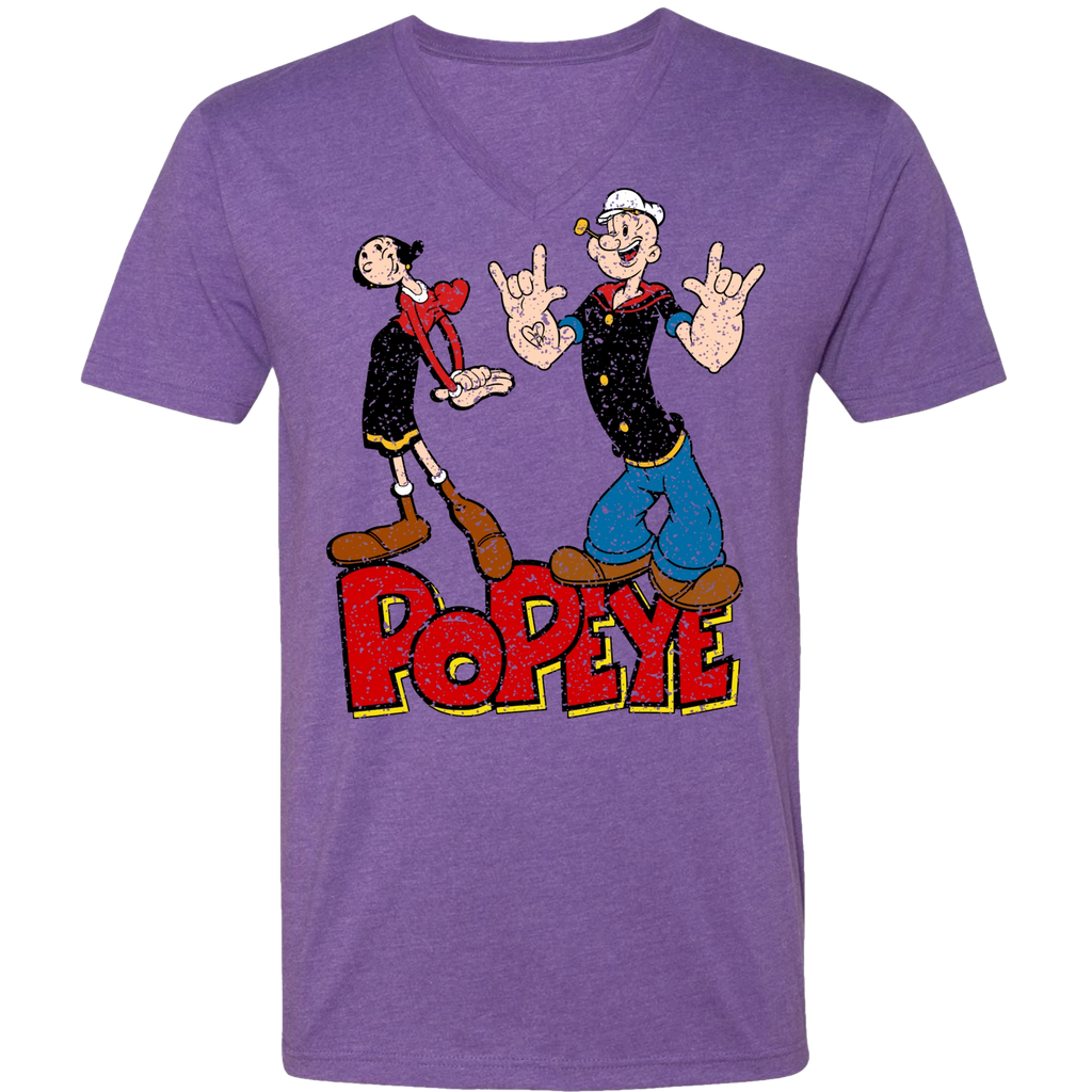 Popeye ASL 10 V-Neck T-Shirt (MEN)
