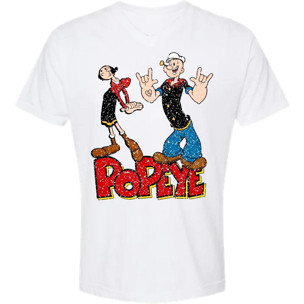 Popeye ASL 10 V-Neck T-Shirt (MEN)