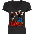 Popeye ASL 10 V-Neck T-Shirt (WOMEN)