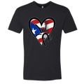 Puerto Rico Flag ILY HEART T-Shirt