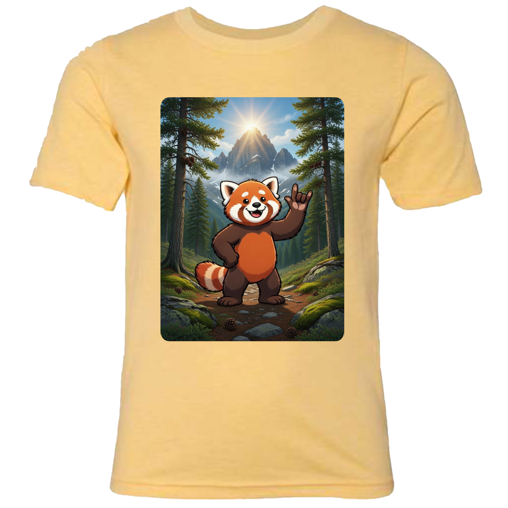 ASL Red Panda T-Shirt (Kids Sizes)