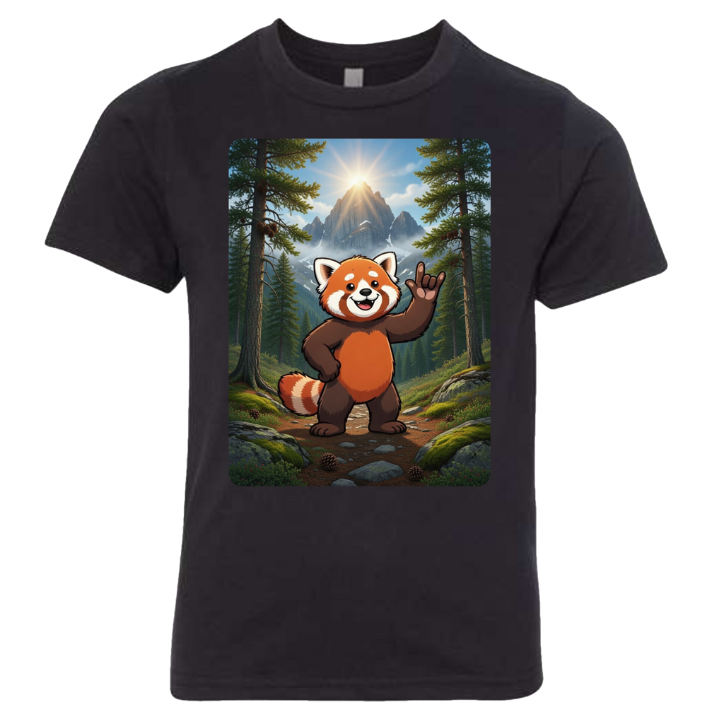 ASL Red Panda T-Shirt (Kids Sizes)