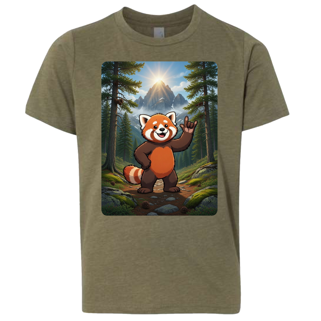 ASL Red Panda T-Shirt (Kids Sizes)