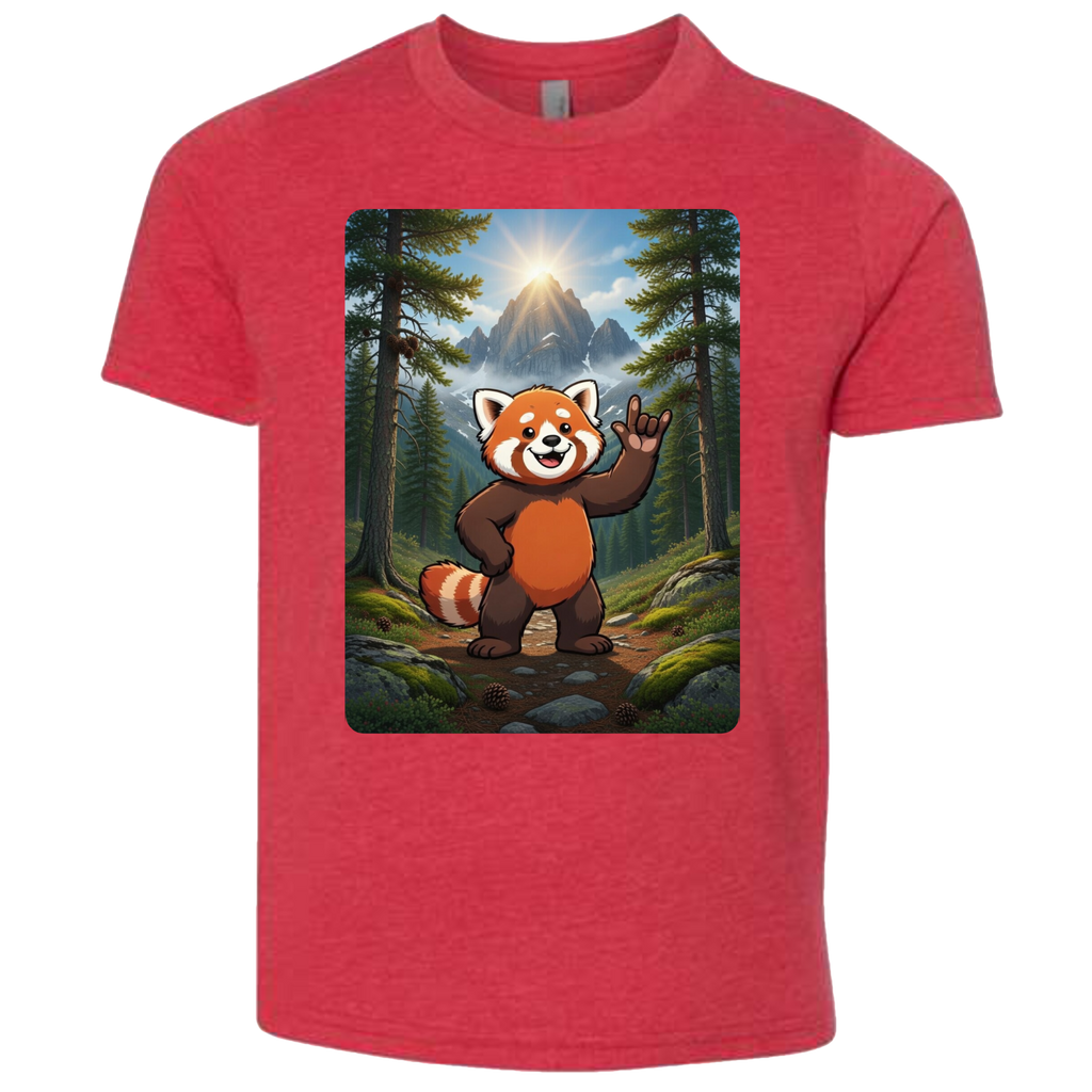 ASL Red Panda T-Shirt (Kids Sizes)