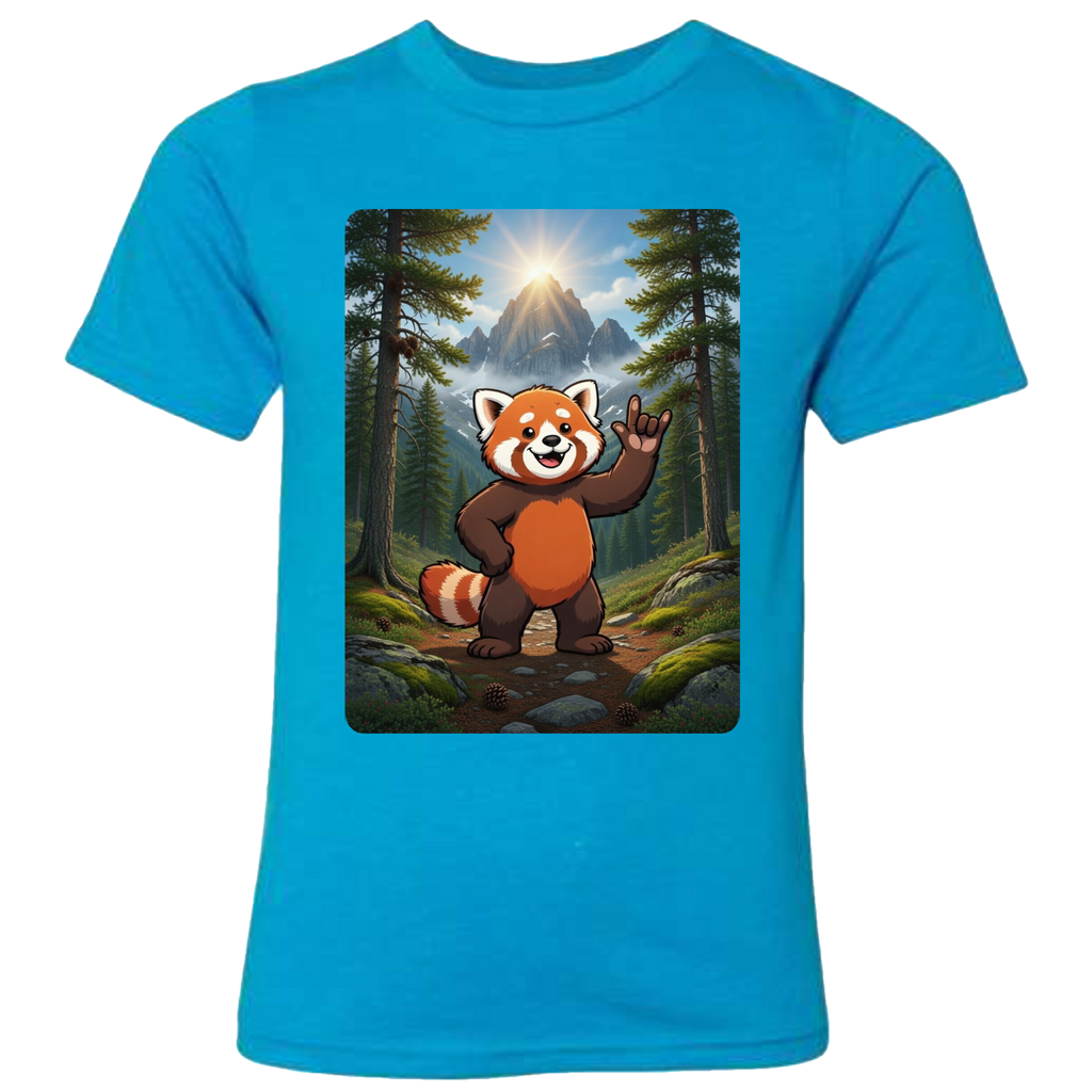 ASL Red Panda T-Shirt (Kids Sizes)