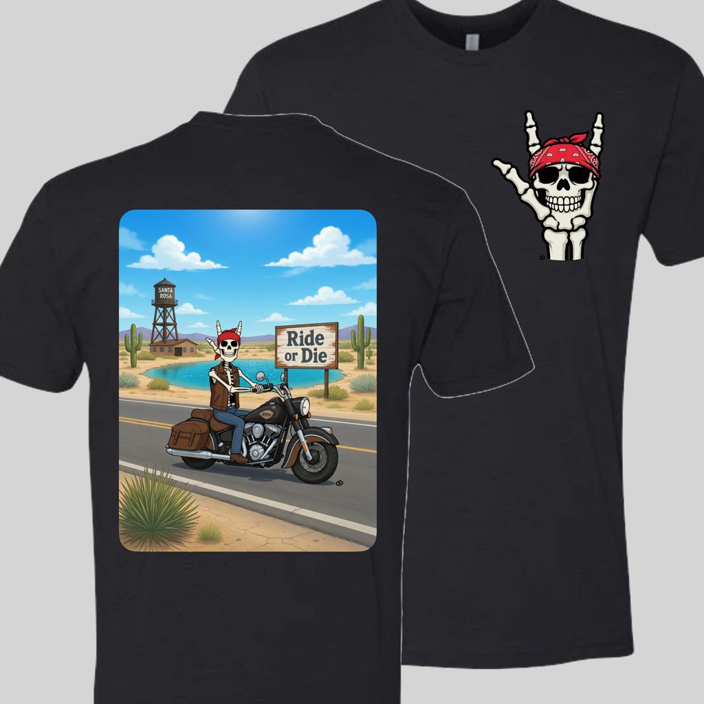 Skelly - On Route 66, The Blue Hole T-Shirt