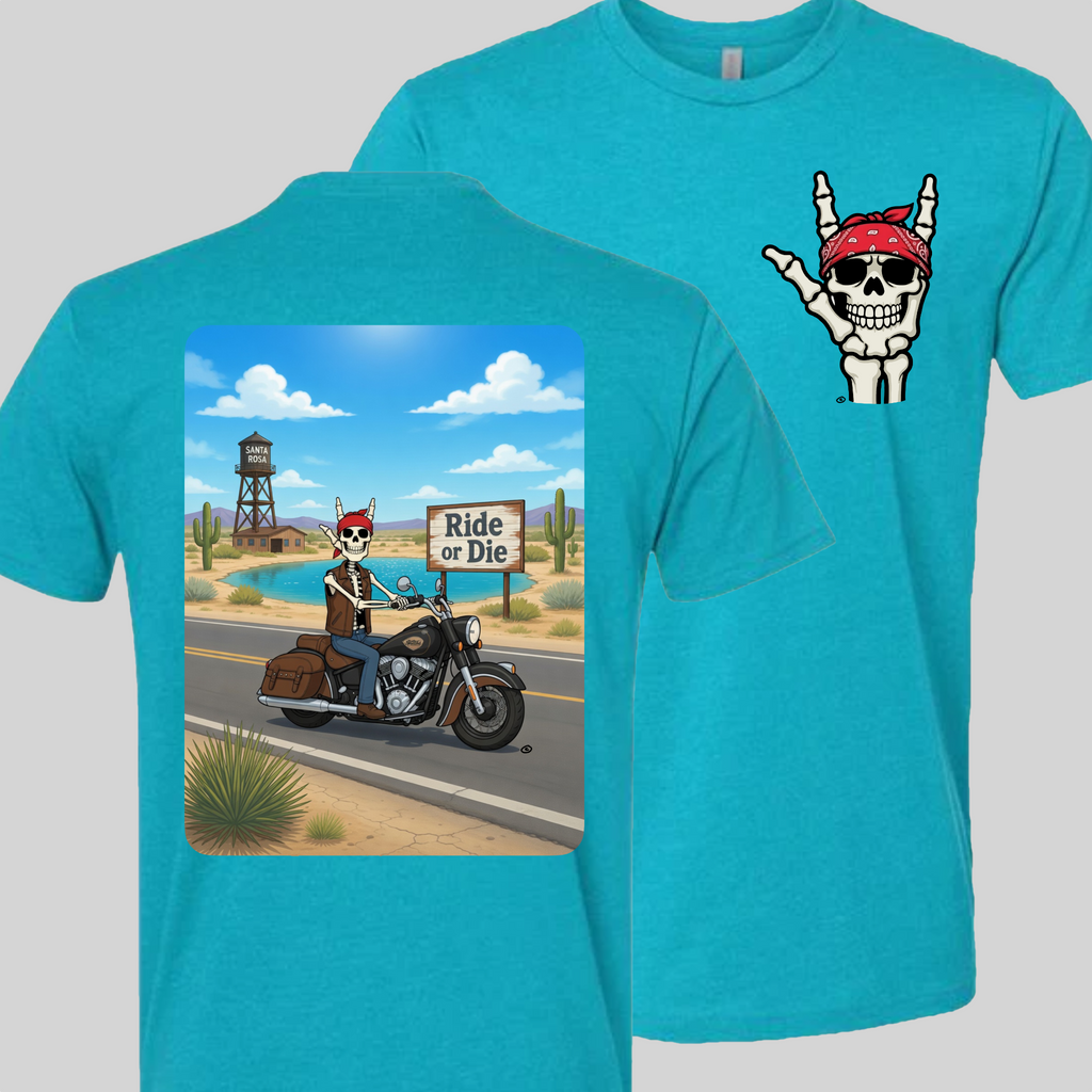 Skelly - On Route 66, The Blue Hole T-Shirt