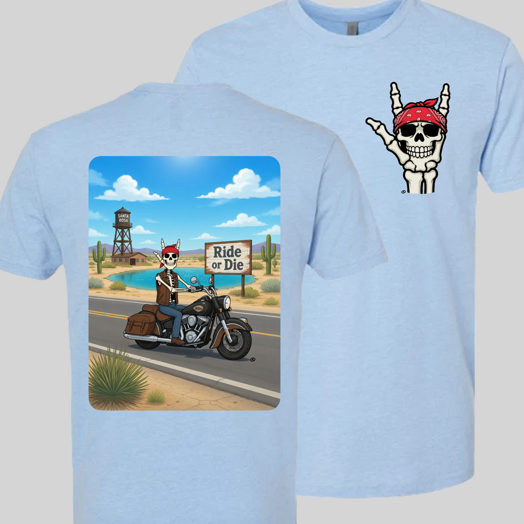 Skelly - On Route 66, The Blue Hole T-Shirt
