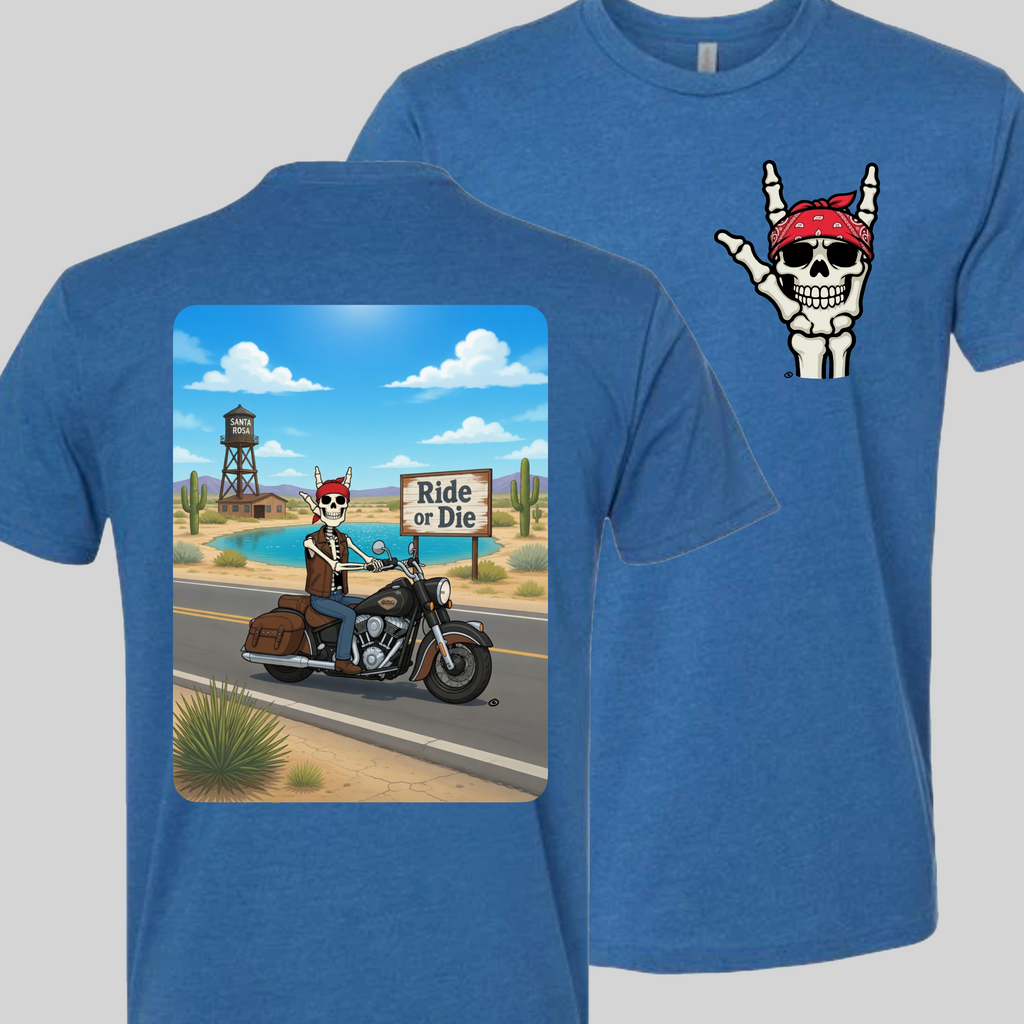 Skelly - On Route 66, The Blue Hole T-Shirt