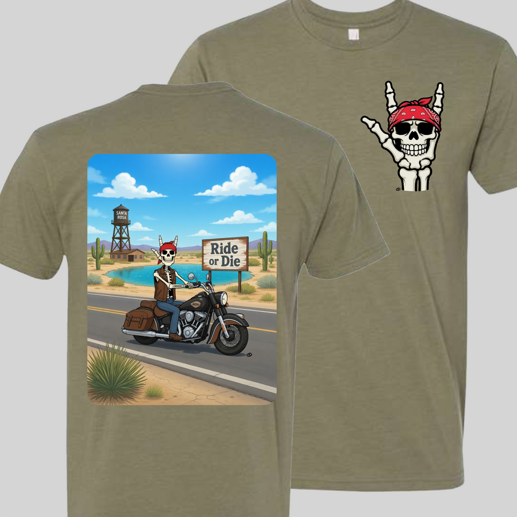 Skelly - On Route 66, The Blue Hole T-Shirt