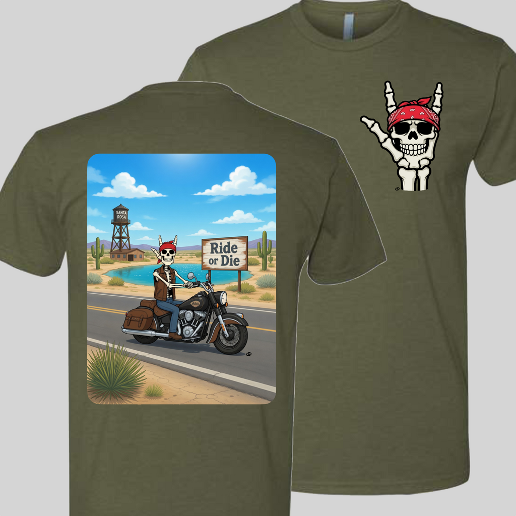 Skelly - On Route 66, The Blue Hole T-Shirt