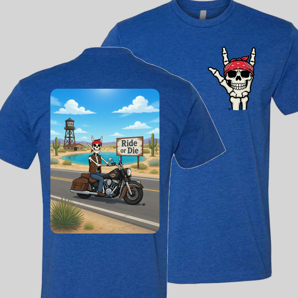 Skelly - On Route 66, The Blue Hole T-Shirt