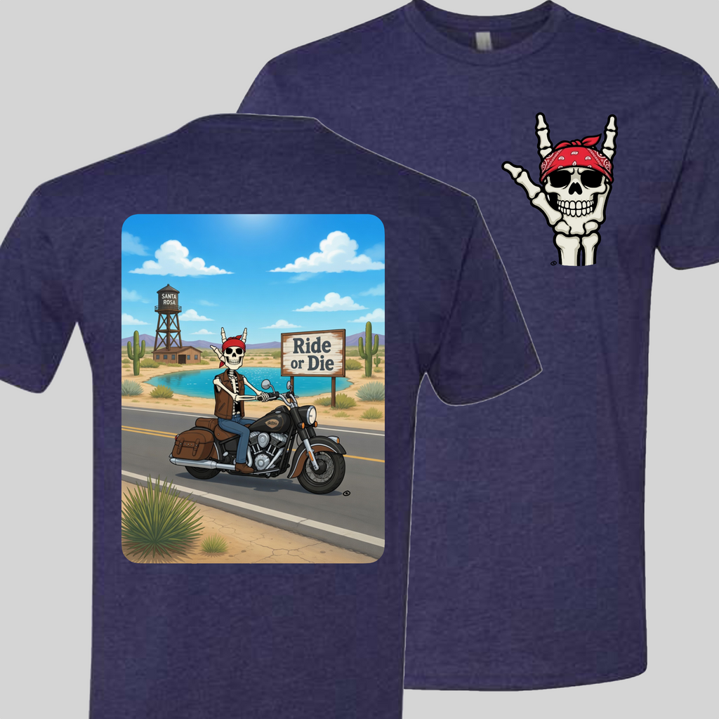 Skelly - On Route 66, The Blue Hole T-Shirt