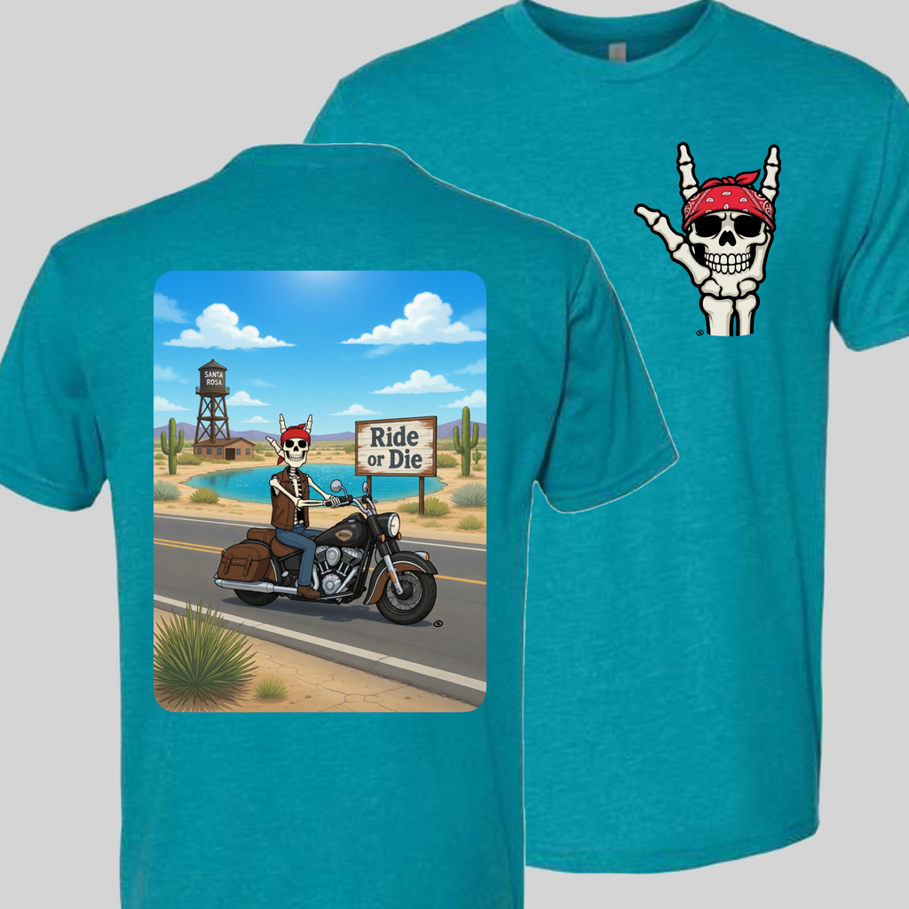 Skelly - On Route 66, The Blue Hole T-Shirt