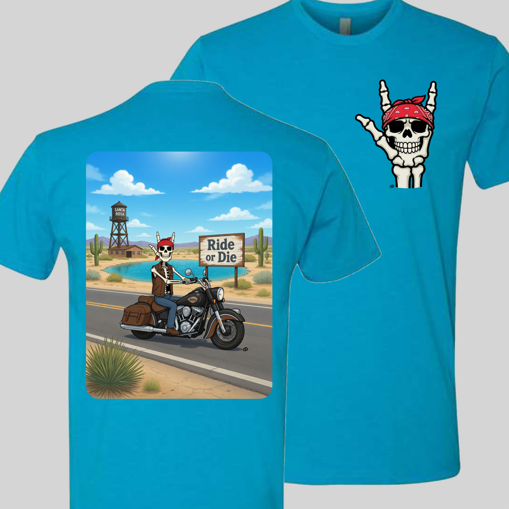 Skelly - On Route 66, The Blue Hole T-Shirt