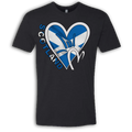 Scotland Flag ILY HEART T-Shirt