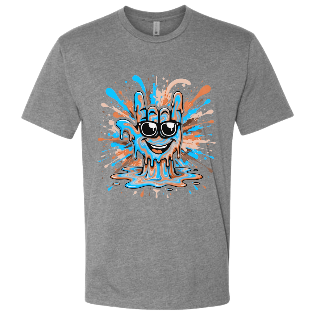 ASL Splash Face Brown T-Shirt
