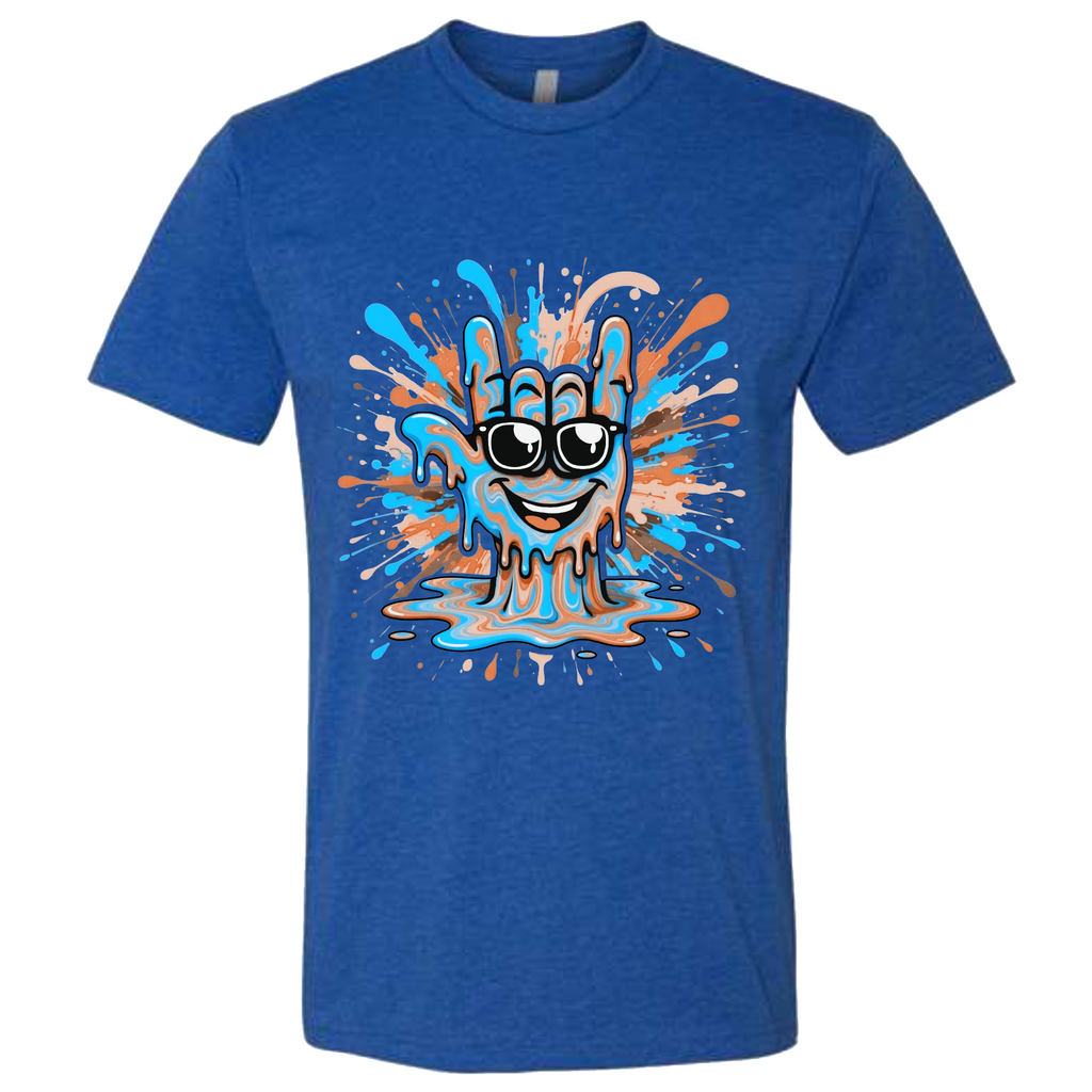 ASL Splash Face Brown T-Shirt