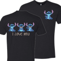 Stitch ILY I Love You Crew Shirt