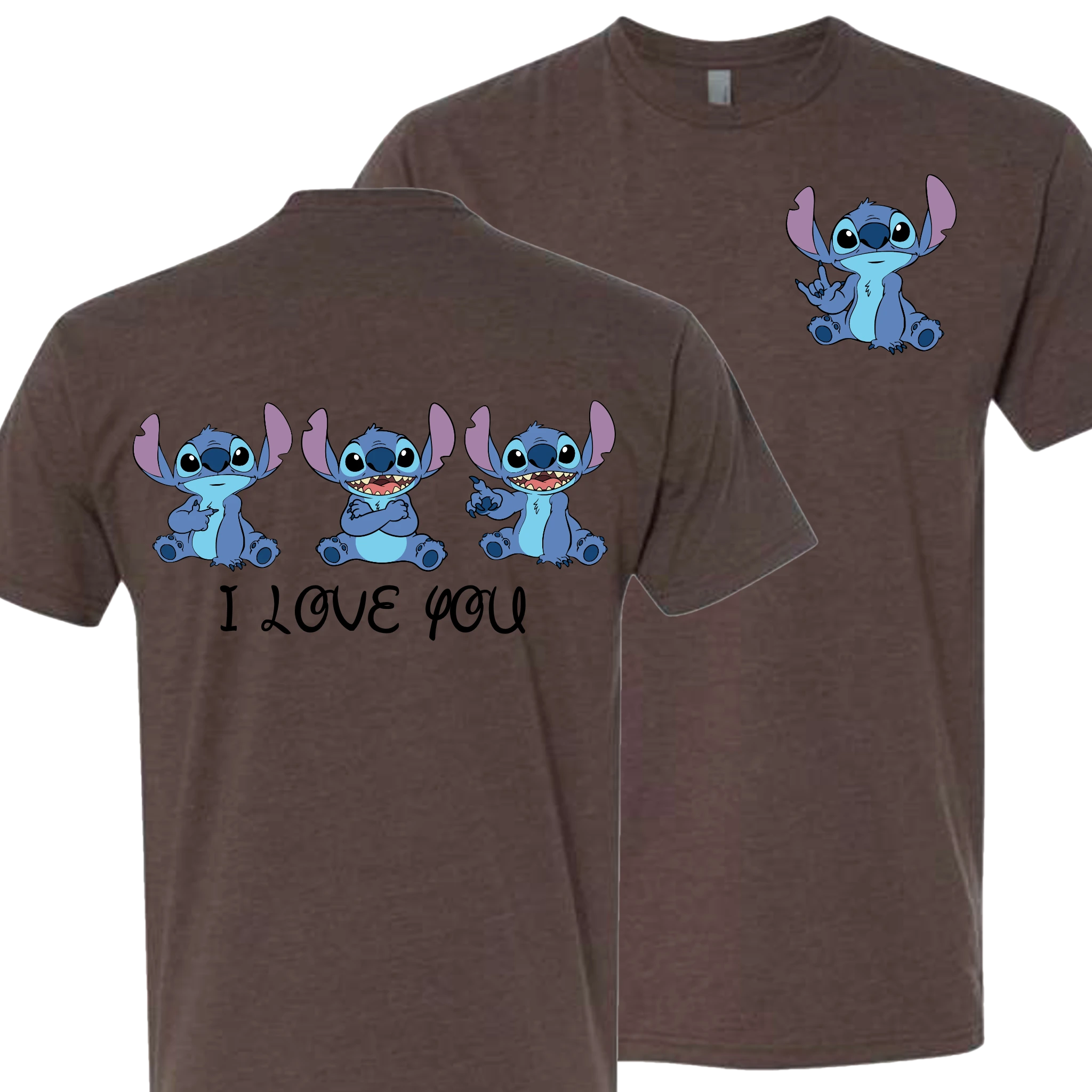 Stitch ILY I Love You Crew Shirt