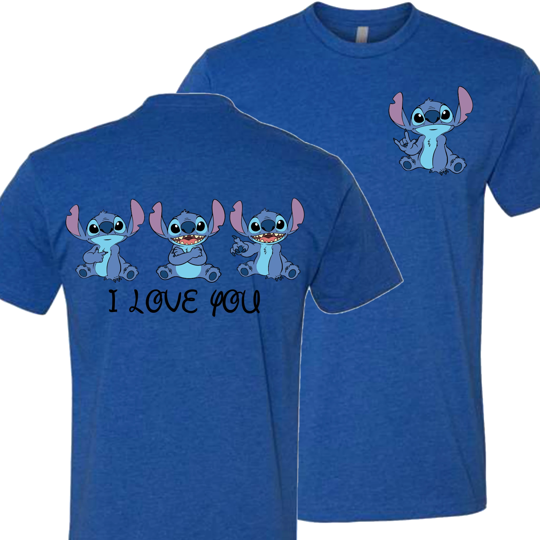 Stitch ILY I Love You Crew Shirt