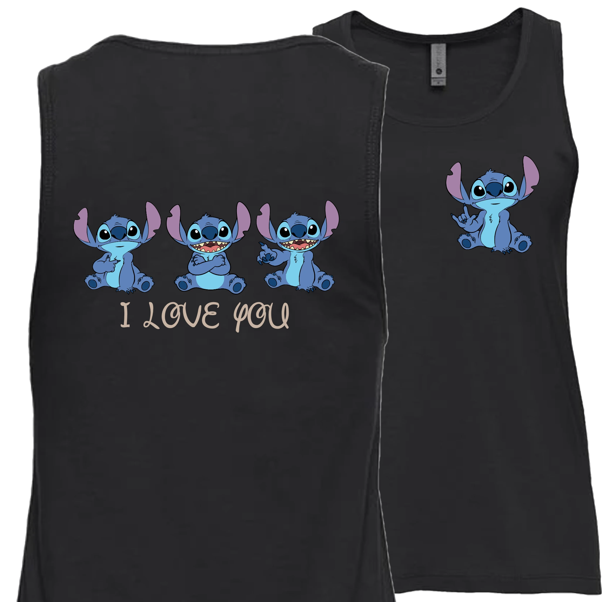 Stitch ILY I Love You Tank Top (WOMEN)