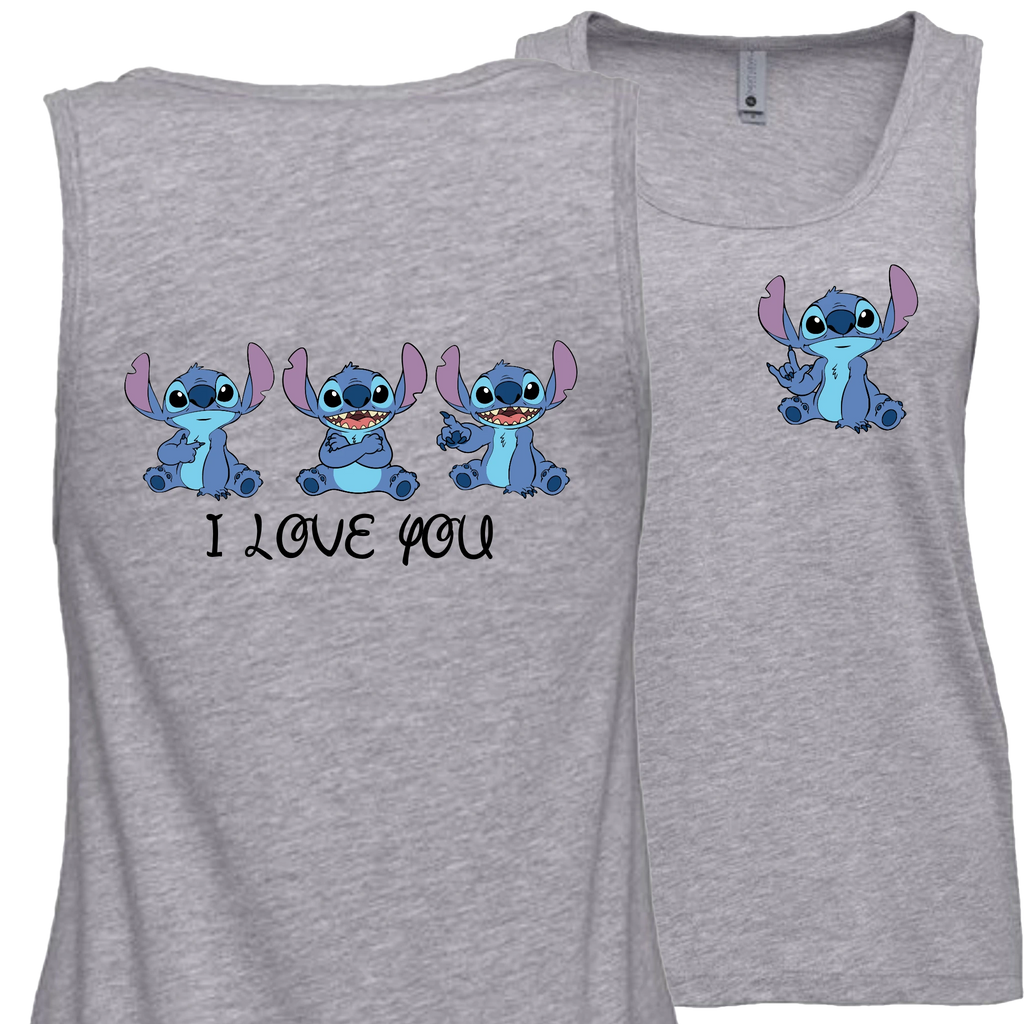 Stitch ILY I Love You Tank Top (WOMEN)