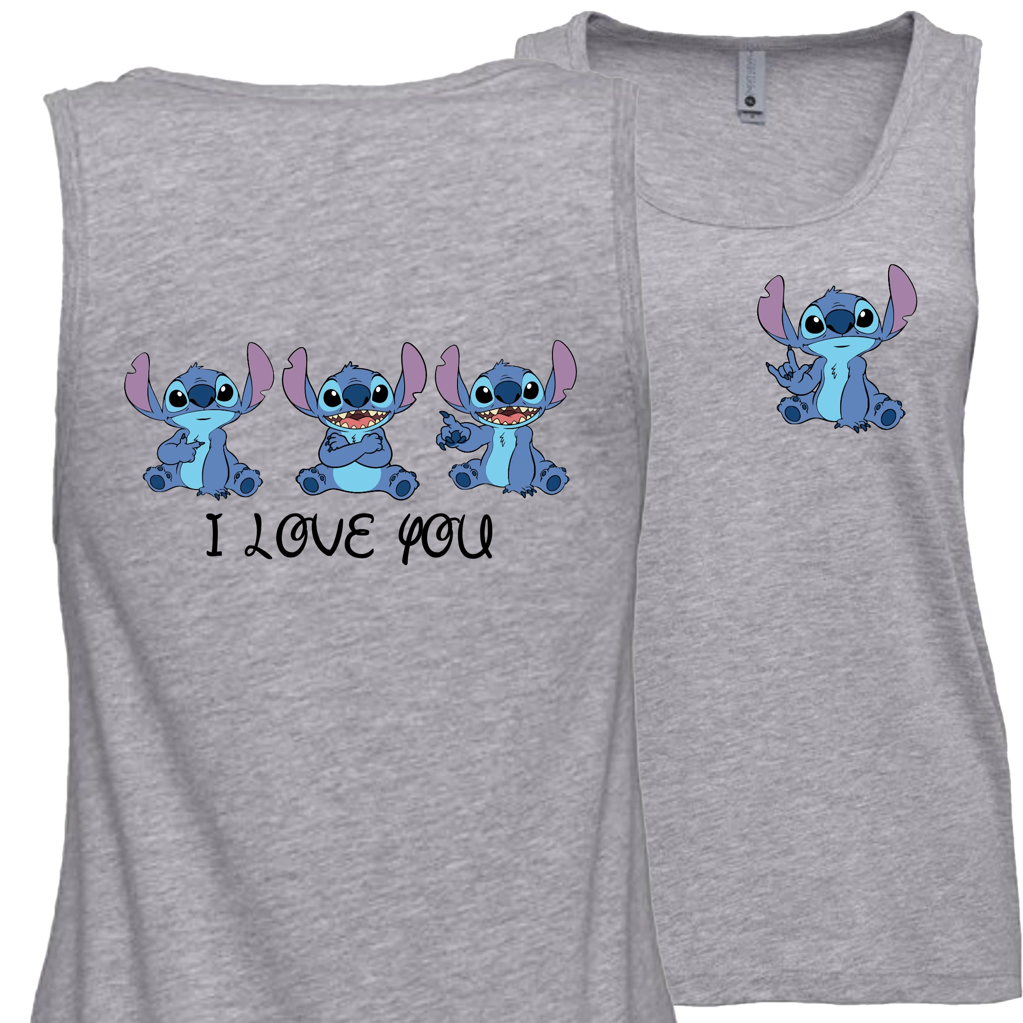 Stitch ILY I Love You Tank Top (WOMEN)
