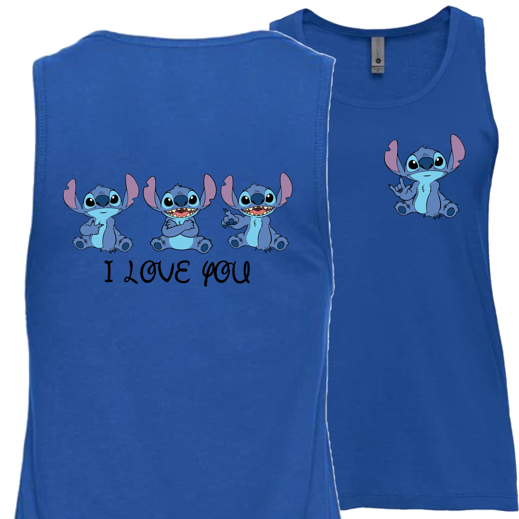 Stitch ILY I Love You Tank Top (WOMEN)