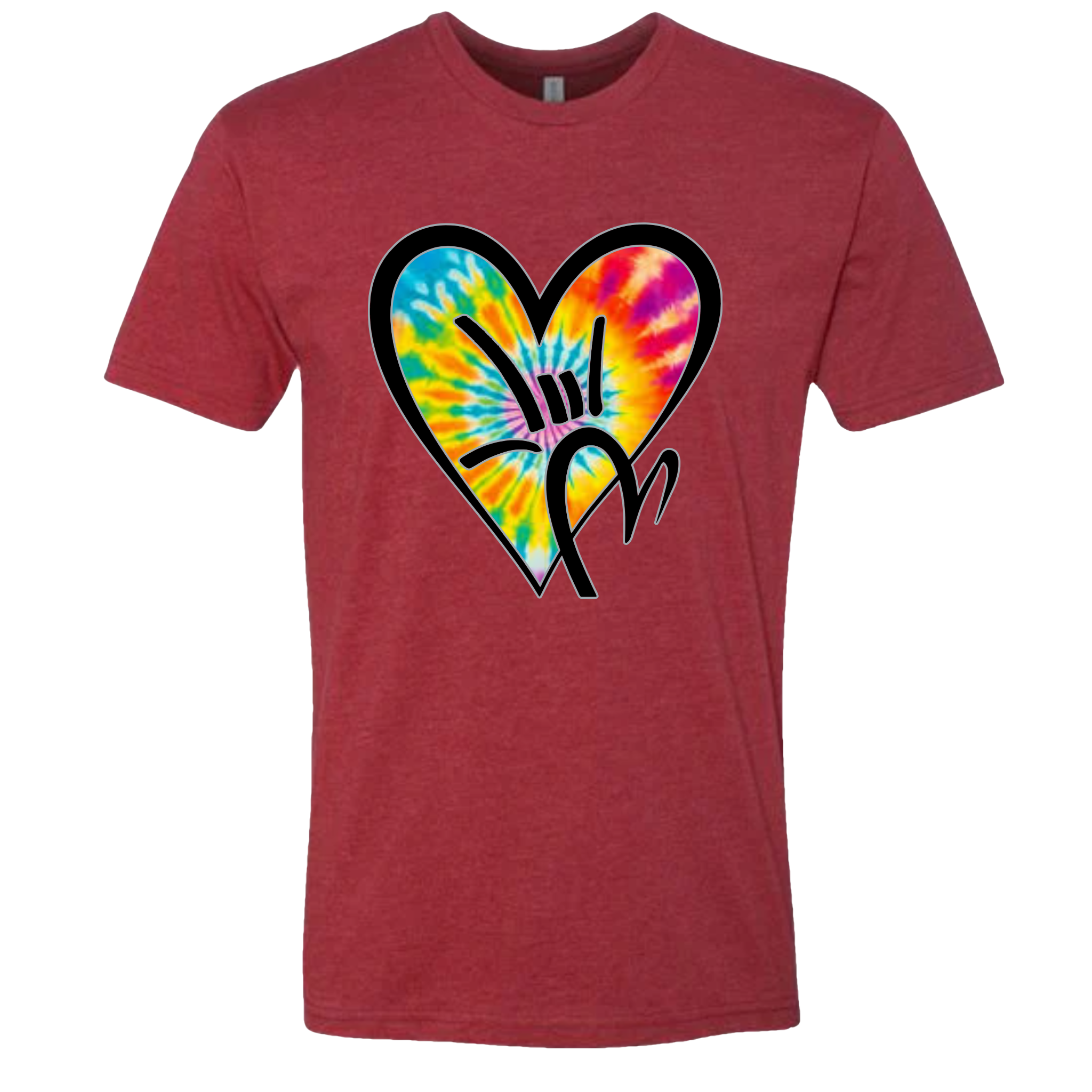 Tie-Dye ILY HEART T-Shirt
