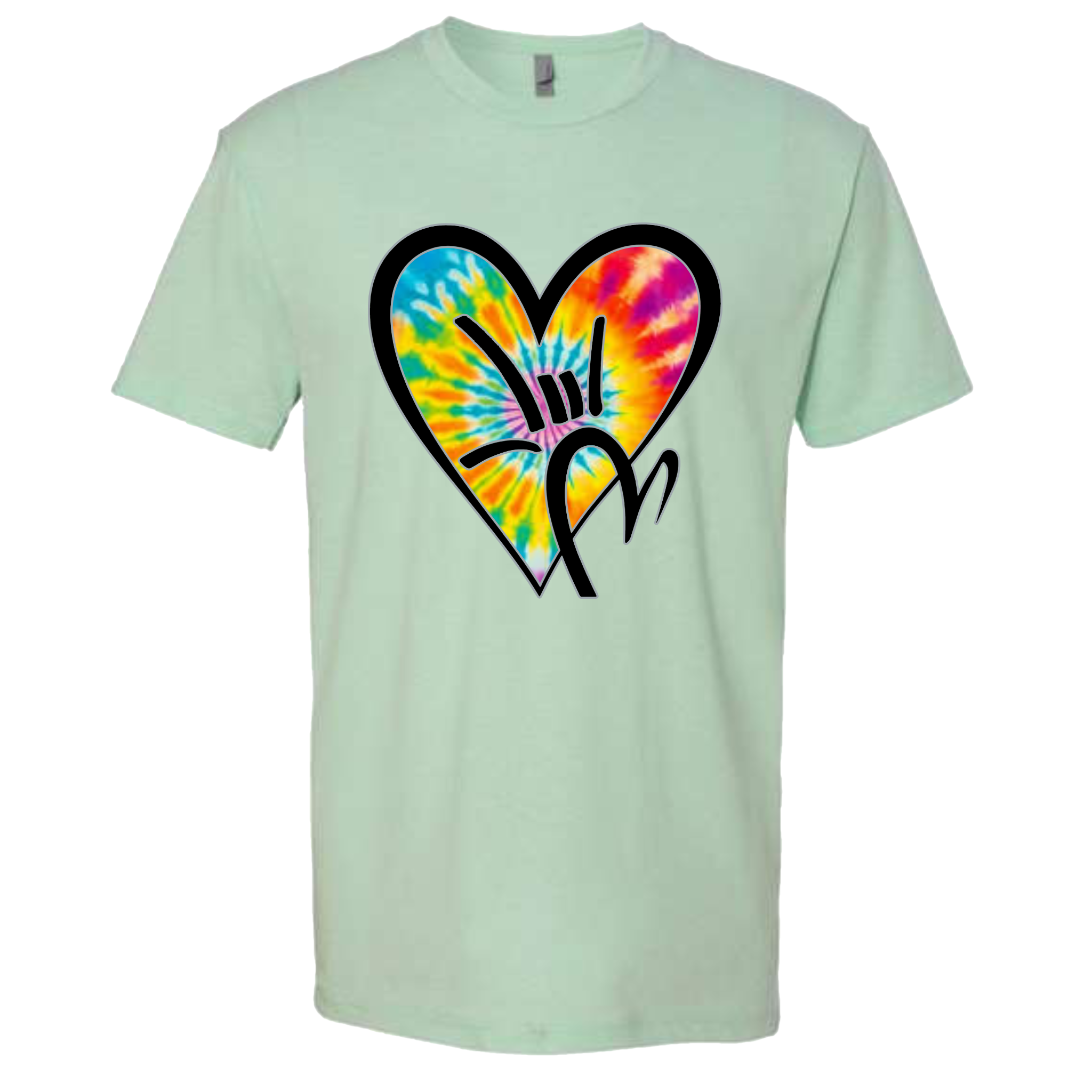 Tie-Dye ILY HEART T-Shirt